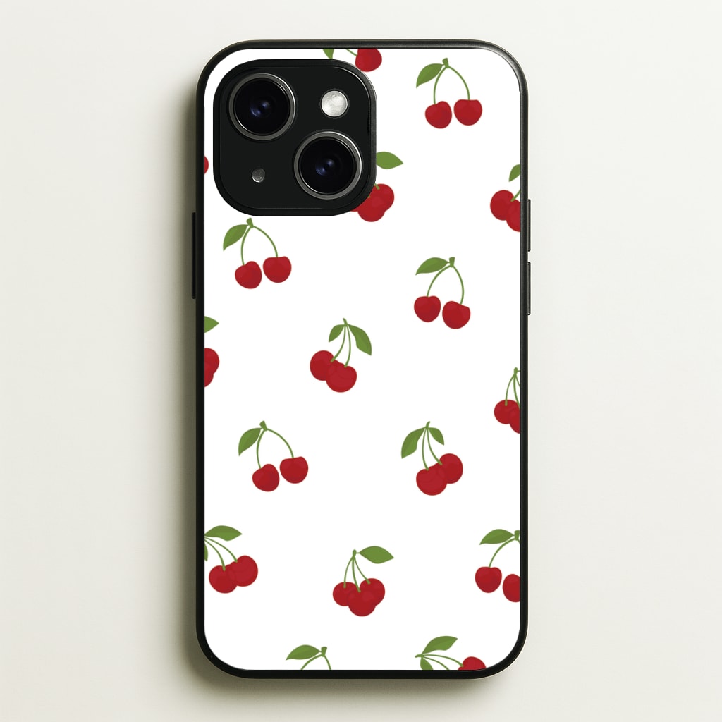 Cherries - Fruit Patterns - Fruit Patterns Phone Case for iPhone 15 Plus