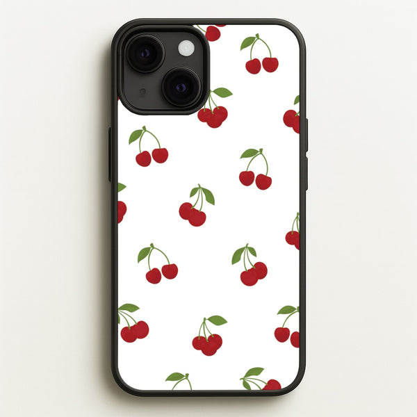 Cherries - Fruit Patterns - Fruit Patterns Phone Case for iPhone 13 Mini