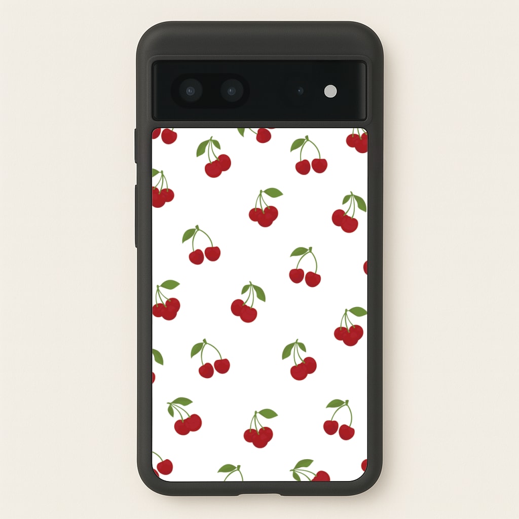 Cherries - Fruit Patterns - Fruit Patterns Phone Case for Google Pixel 7