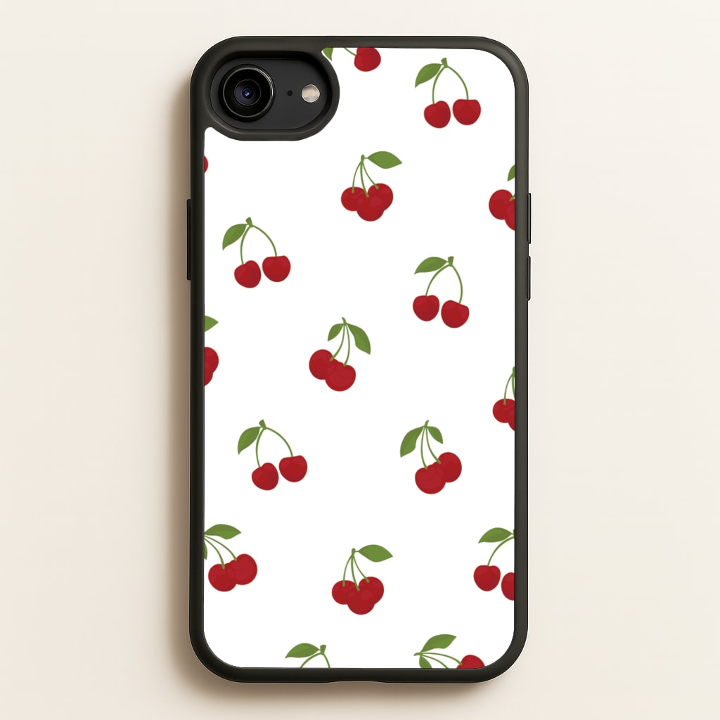 Cherries - Fruit Patterns - Fruit Patterns Phone Case for iPhone 6 / 7 / 8 / SE