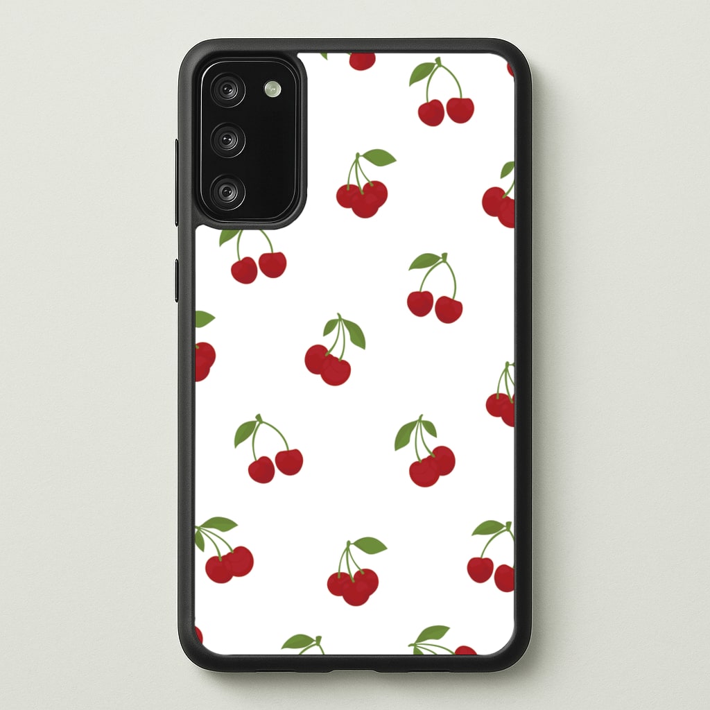 Cherries - Fruit Patterns - Fruit Patterns Phone Case for Galaxy A41