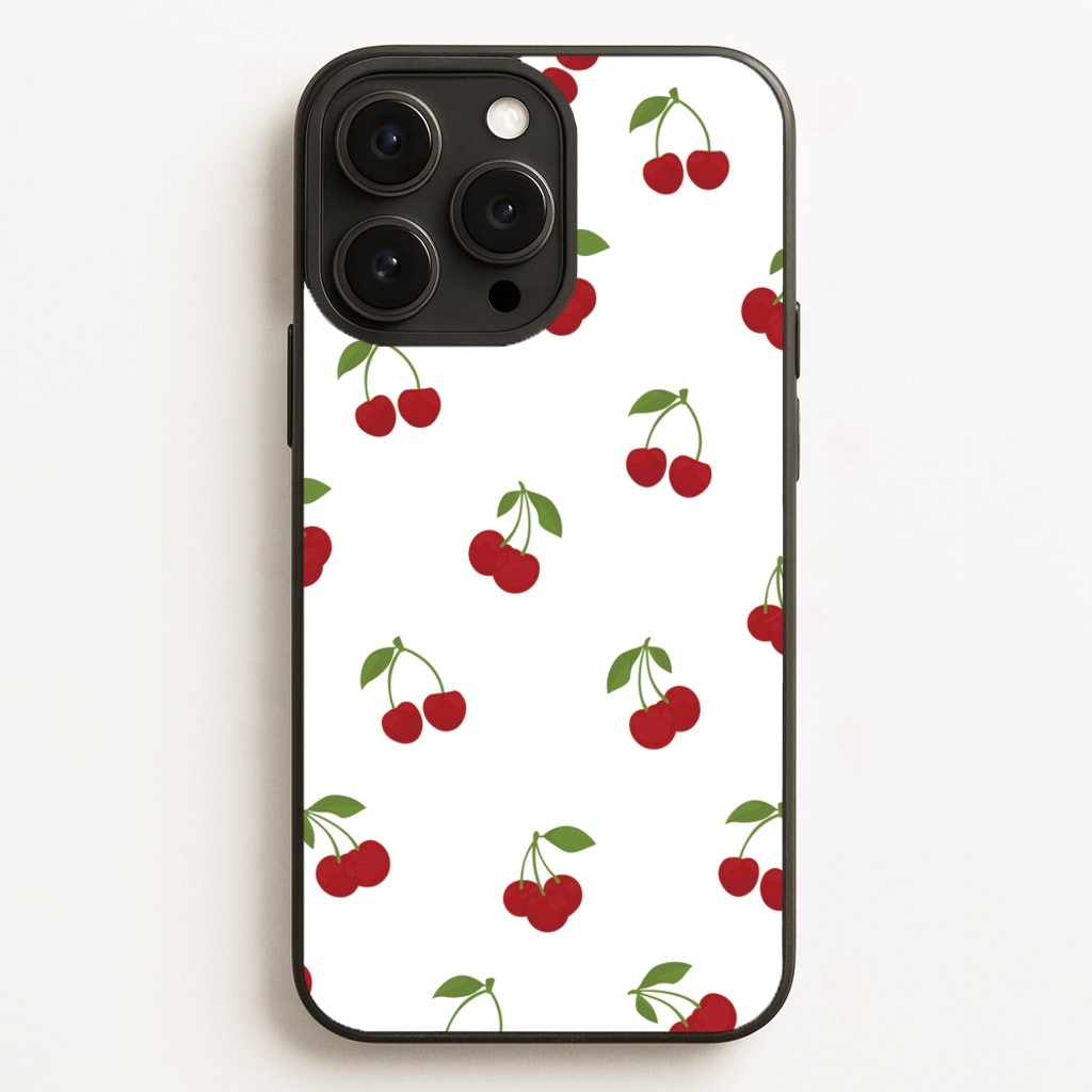 Cherries - Fruit Patterns - Fruit Patterns Phone Case for iPhone 12 Pro Max