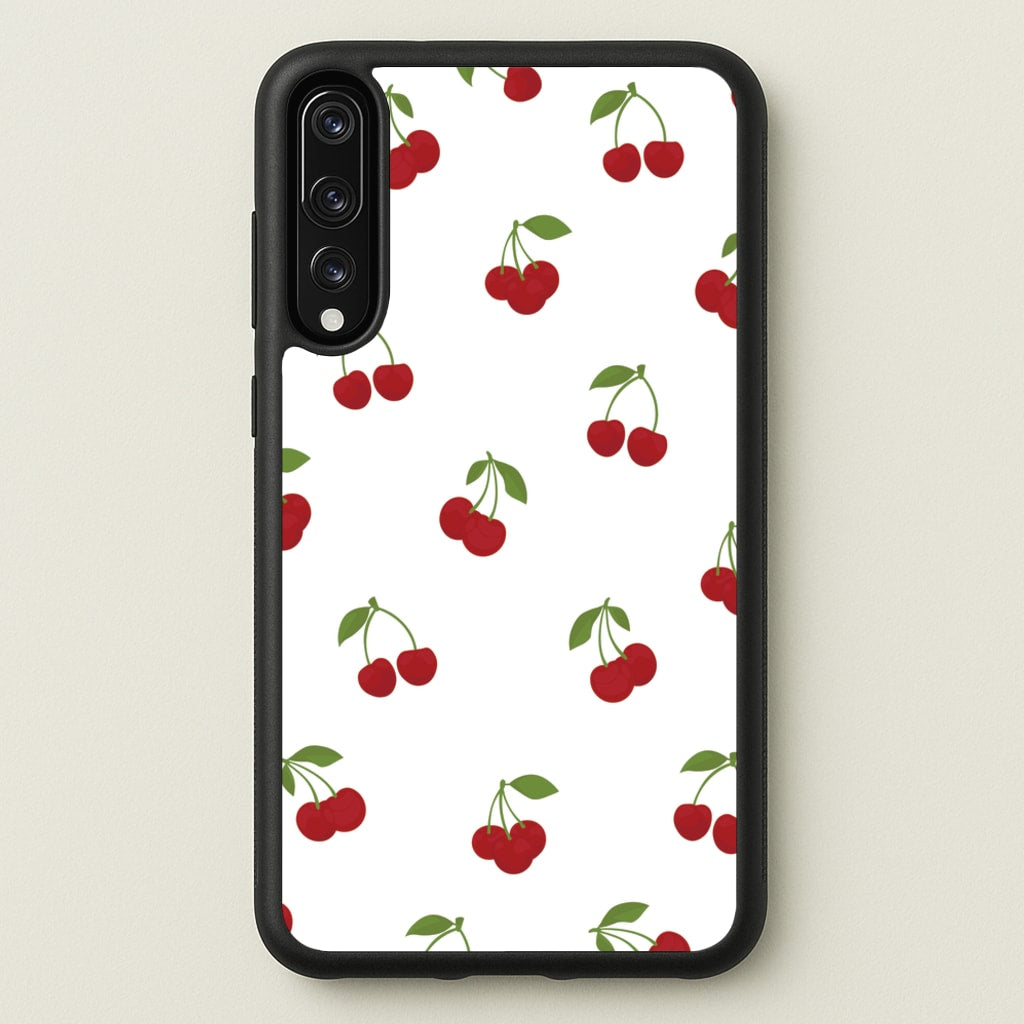 Cherries - Fruit Patterns - Fruit Patterns Phone Case for Huawei P20 Pro