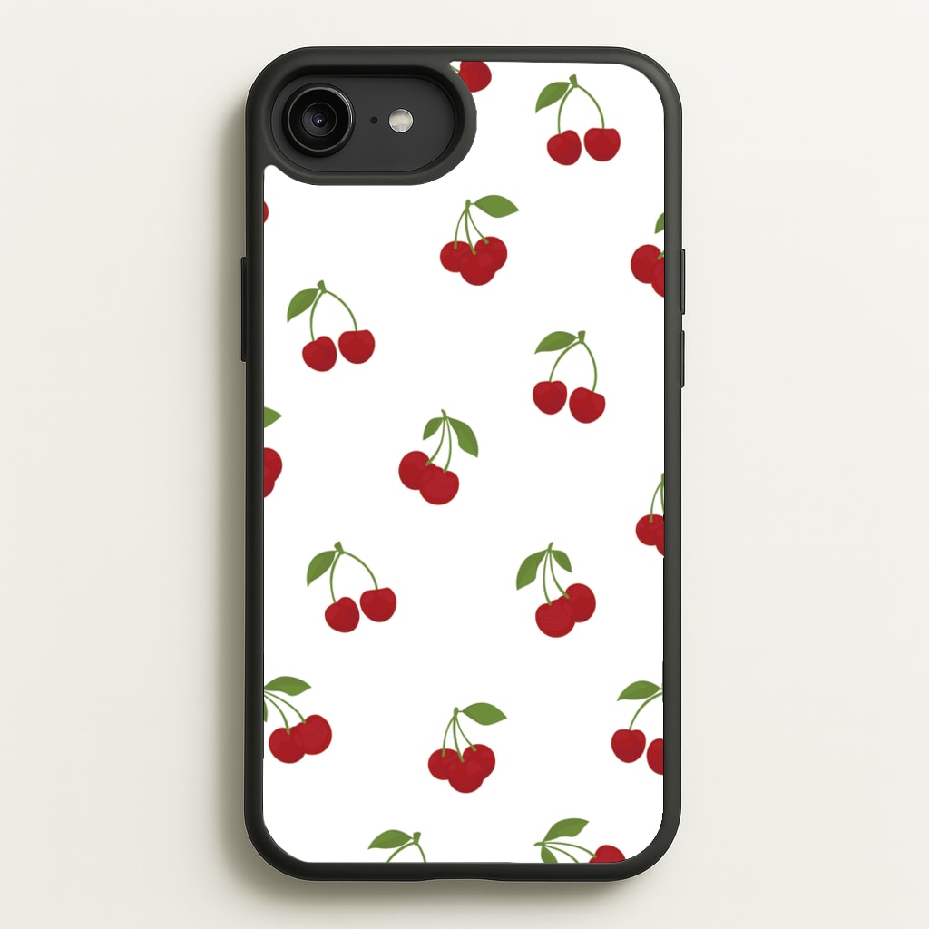 Cherries - Fruit Patterns - Fruit Patterns Phone Case for iPhone 6 Plus / 7 Plus / 8 Plus