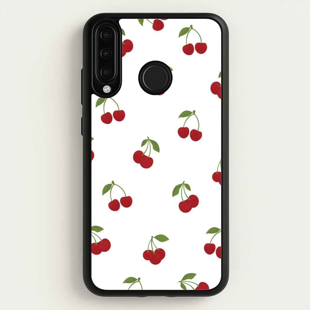 Cherries - Fruit Patterns - Fruit Patterns Phone Case for Huawei P30 Lite
