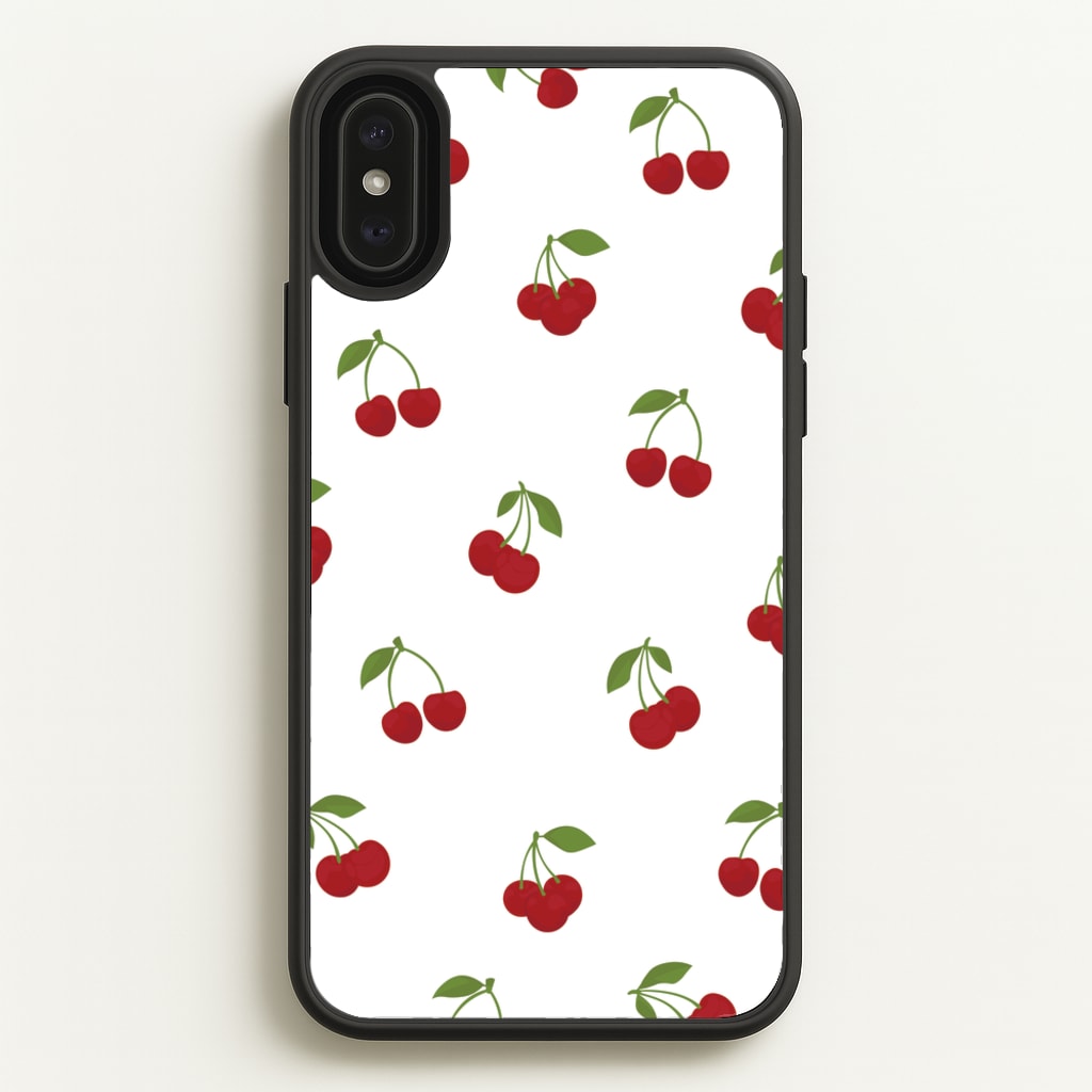 Cherries - Fruit Patterns - Fruit Patterns Phone Case for iPhone XS Max
