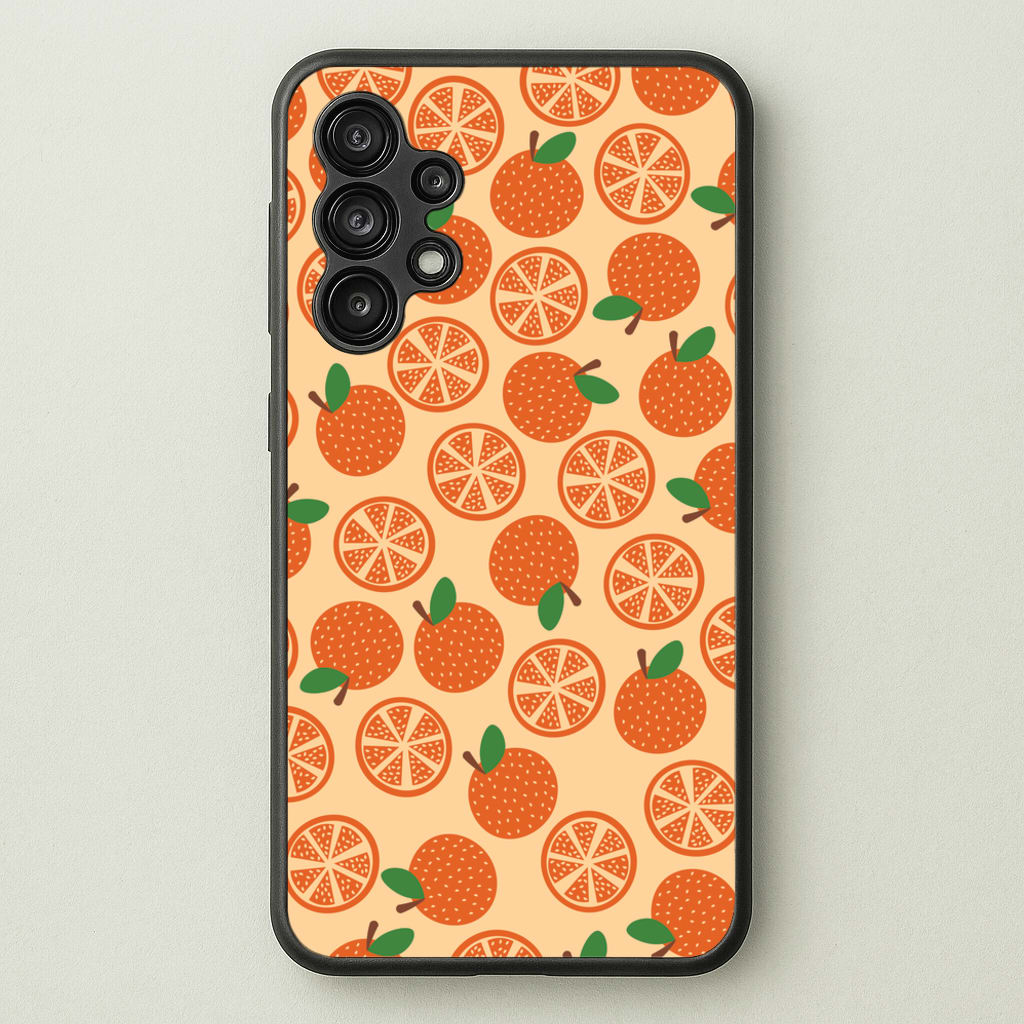 Textured Oranges Pattern - Fruits Phone Case for Galaxy A13