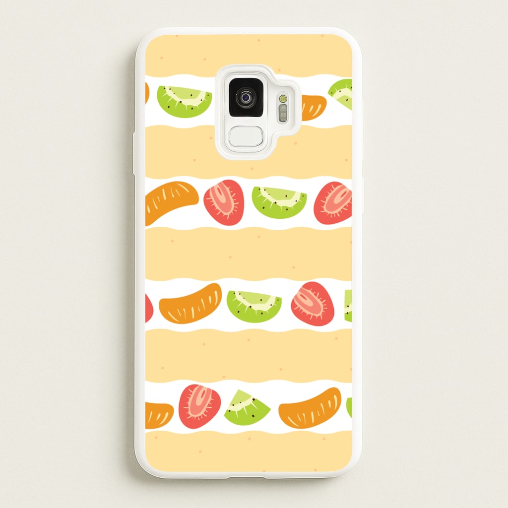 Fruit Sando Pattern - Fruits Phone Case for Galaxy S9