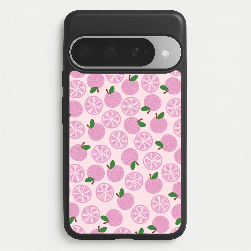 Textured Grapefruit Pattern Phone Case for Google Pixel 10 Pro XL