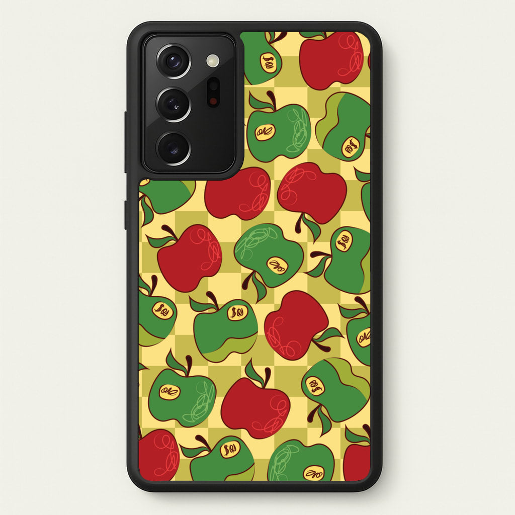 Artsy Apples Pattern - Fruits Phone Case for Galaxy Note 20 Ultra