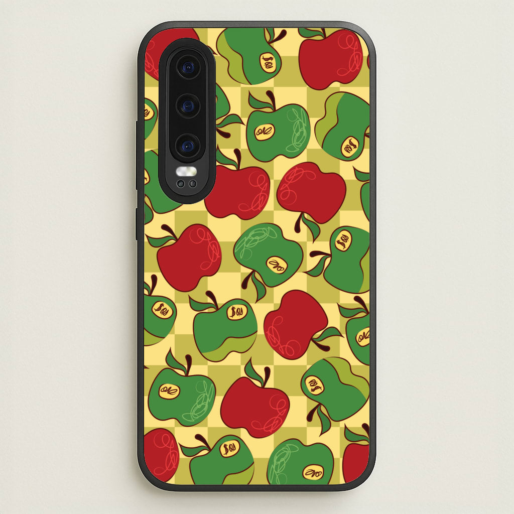Artsy Apples Pattern - Fruits Phone Case for Huawei P30