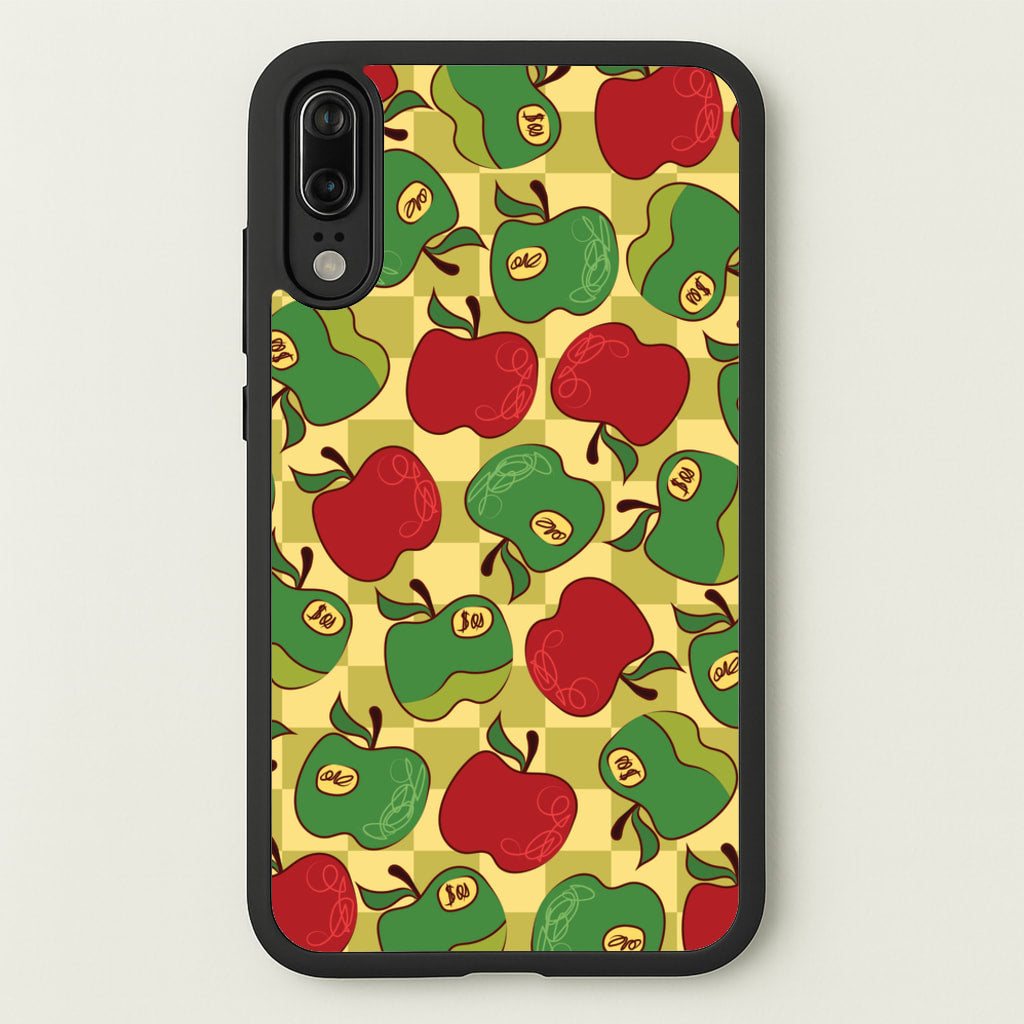 Artsy Apples Pattern - Fruits Phone Case for Huawei P20