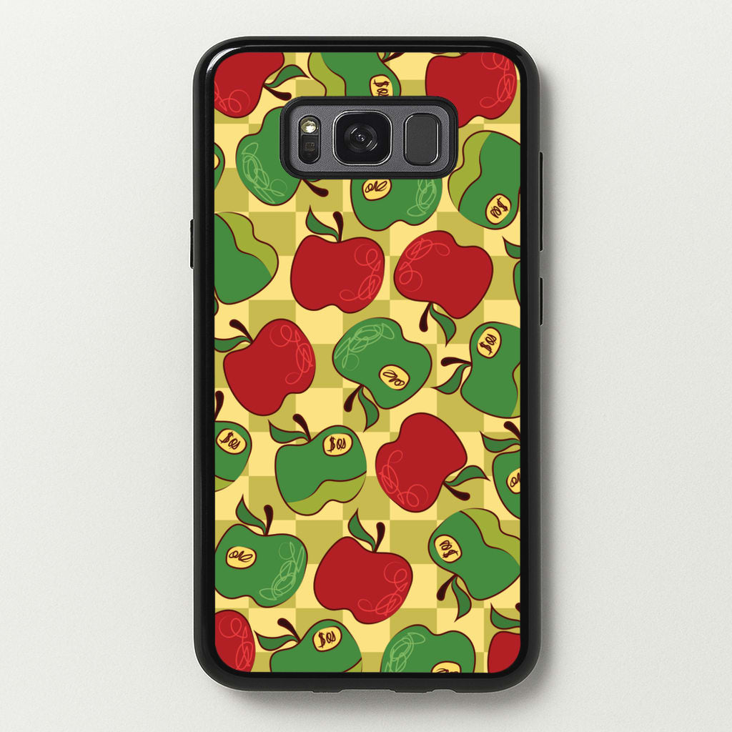 Artsy Apples Pattern - Fruits Phone Case for Galaxy S8 Plus