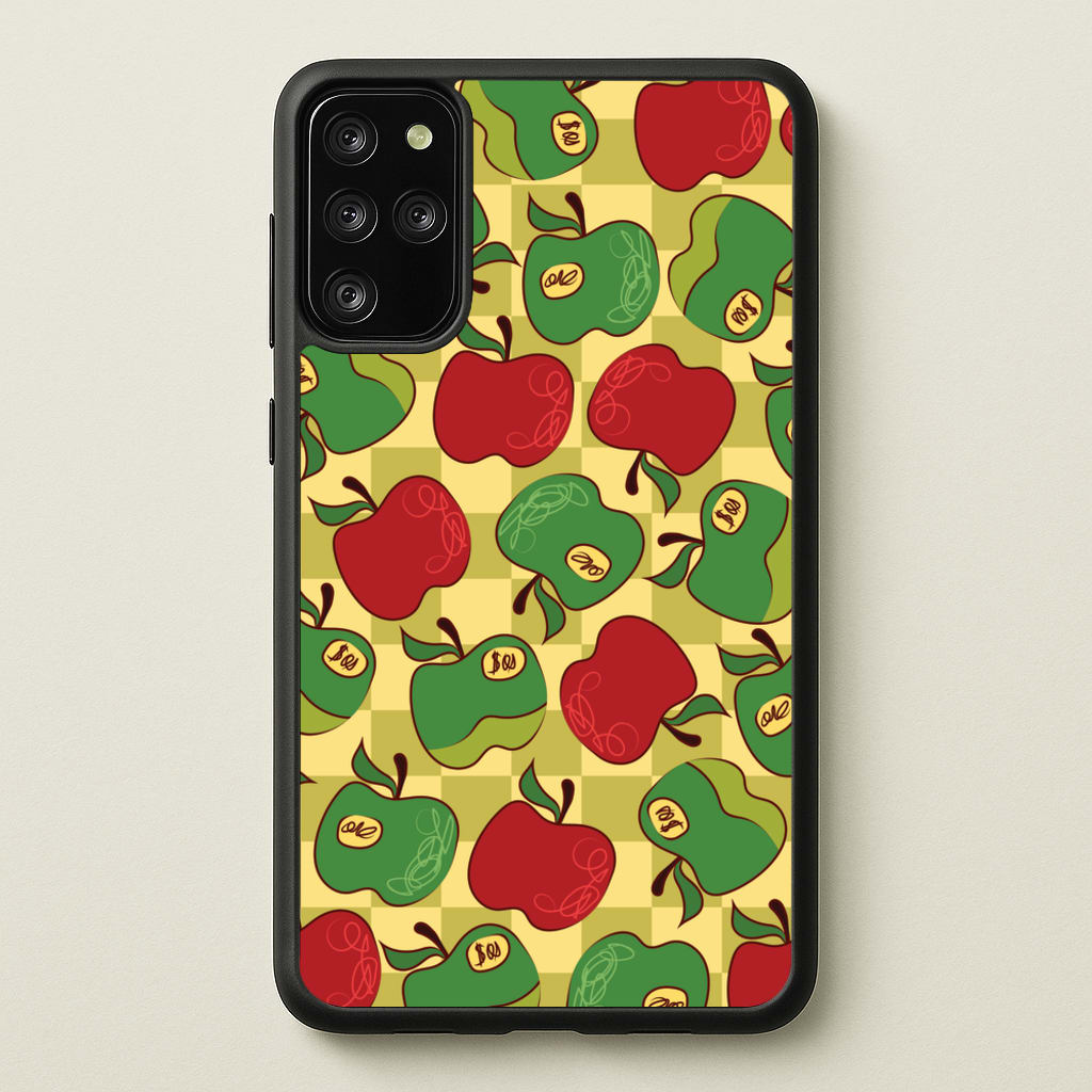 Artsy Apples Pattern - Fruits Phone Case for Galaxy S20 Plus