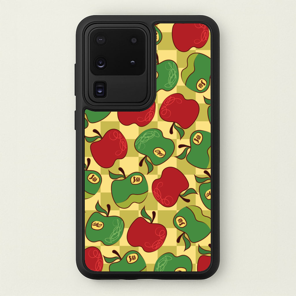 Artsy Apples Pattern - Fruits Phone Case for Galaxy S20 Ultra