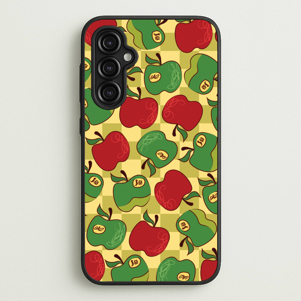 Artsy Apples Pattern - Fruits Phone Case for Galaxy A14
