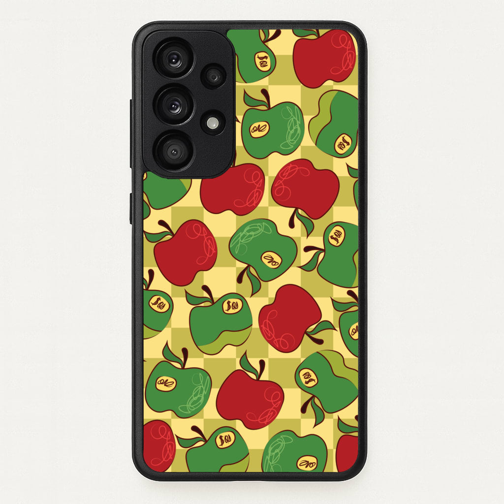 Artsy Apples Pattern - Fruits Phone Case for Galaxy A53