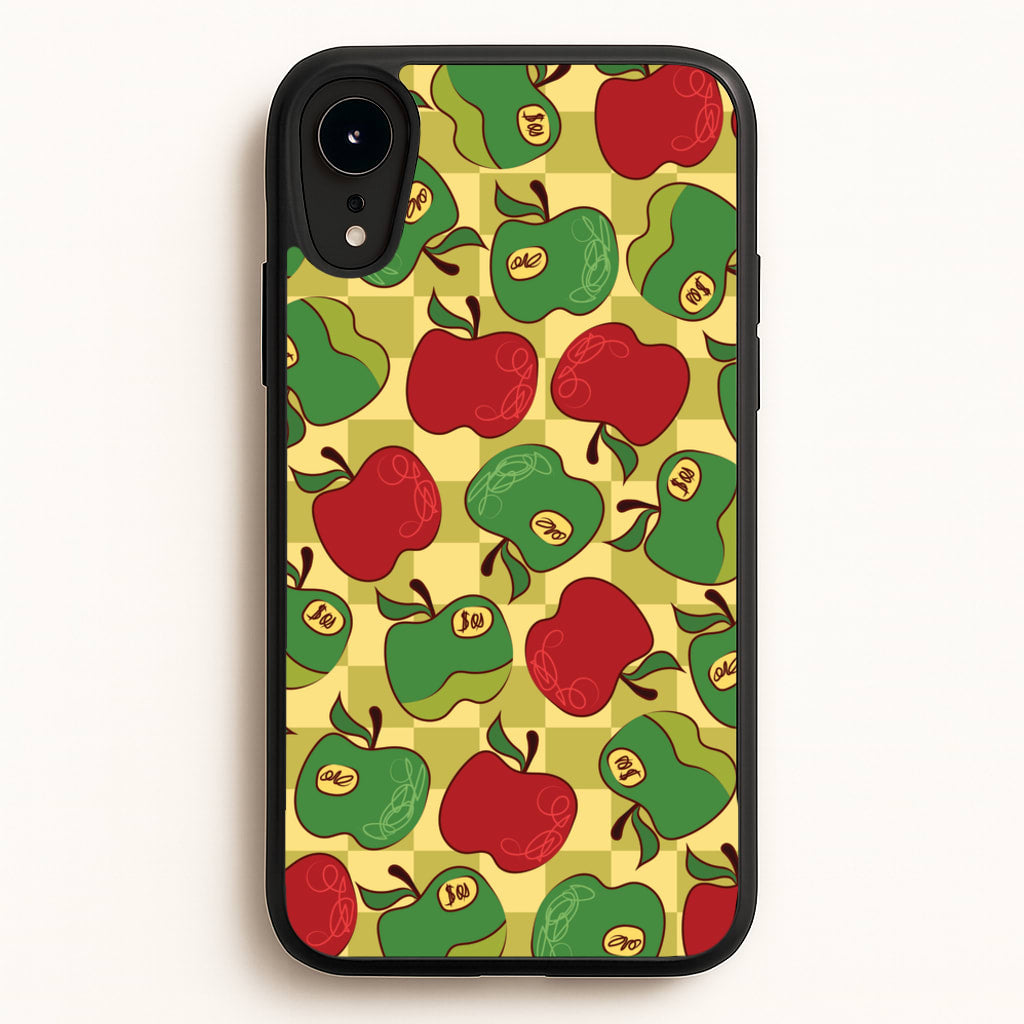 Artsy Apples Pattern - Fruits Phone Case for iPhone XR