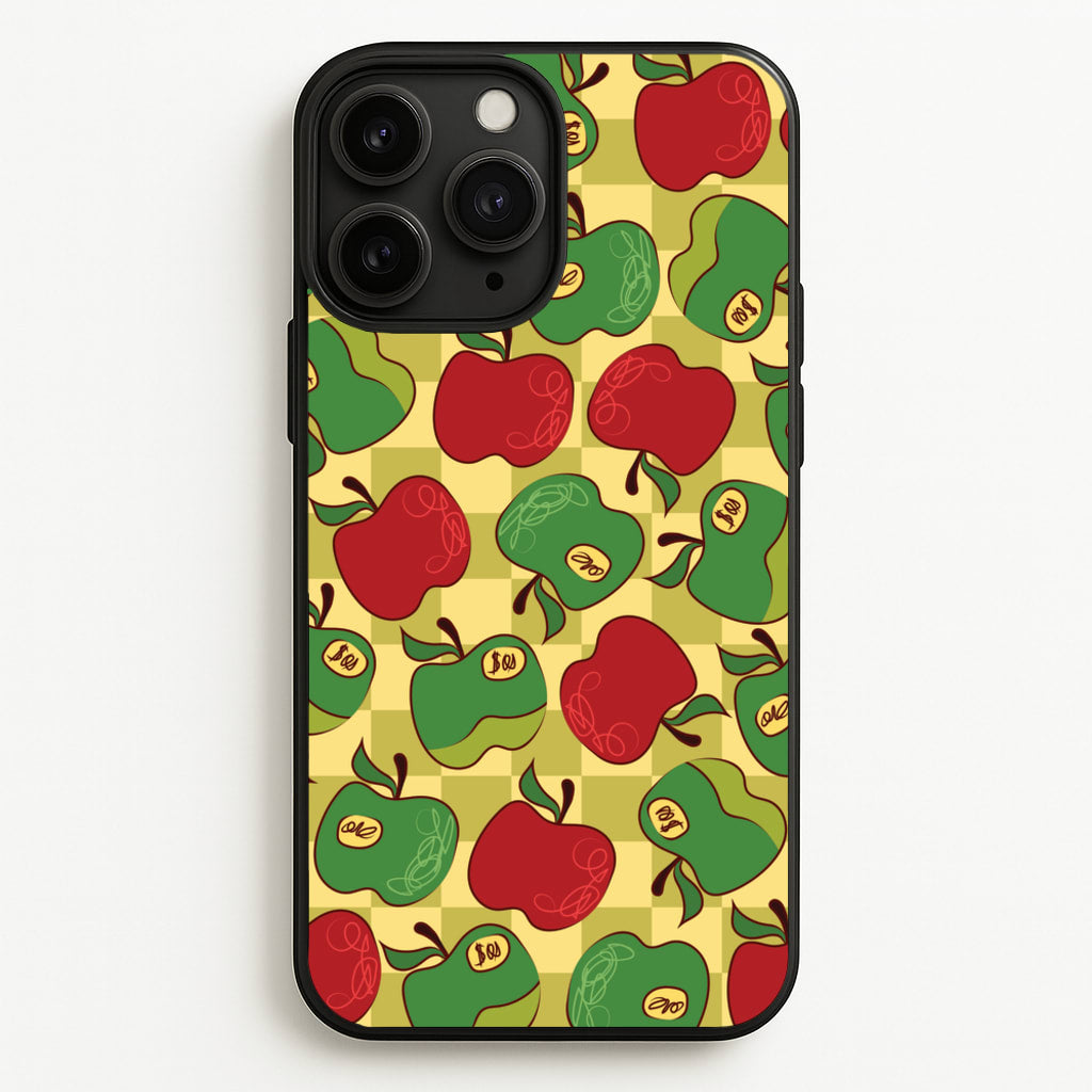 Artsy Apples Pattern - Fruits Phone Case for iPhone 11 Pro Max
