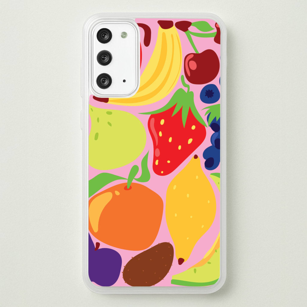 Abstract Fruits - Fruits Phone Case for Galaxy Note 20
