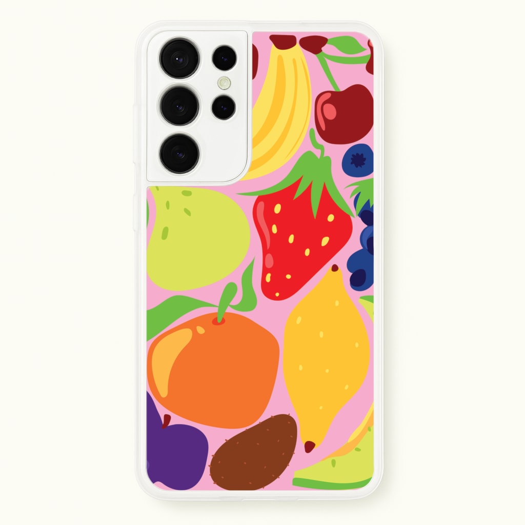 Abstract Fruits - Fruits Phone Case for Galaxy S21 Ultra