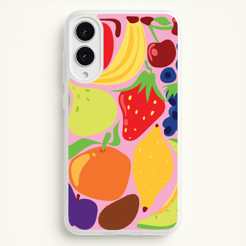 Abstract Fruits - Fruits Phone Case for Galaxy S25 Edge