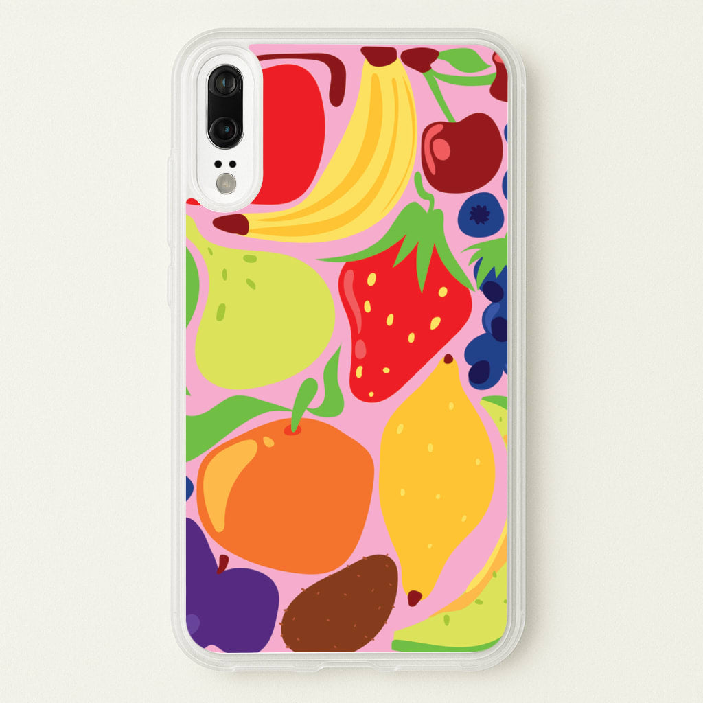 Abstract Fruits - Fruits Phone Case for Huawei P20