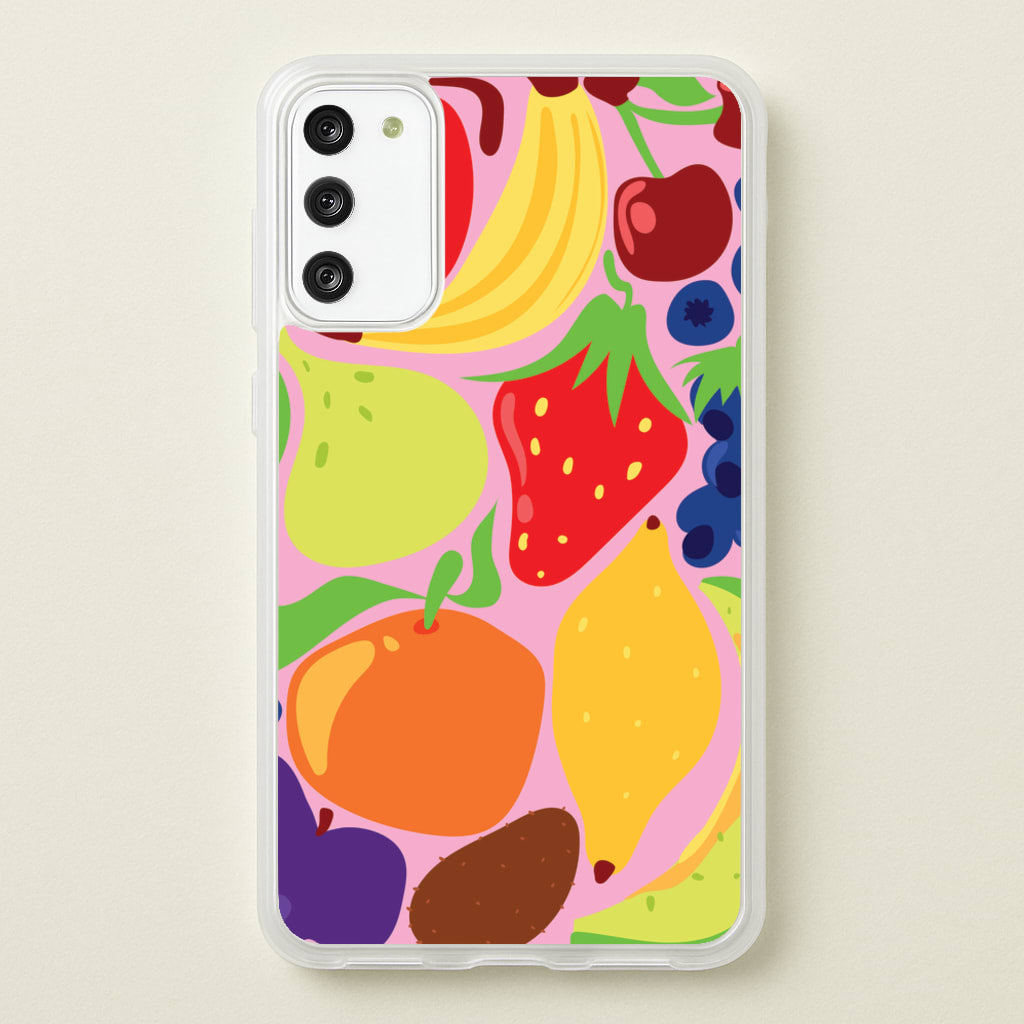 Abstract Fruits - Fruits Phone Case for Galaxy S20FE