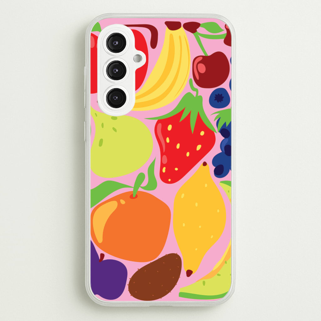Abstract Fruits - Fruits Phone Case for Galaxy S23FE