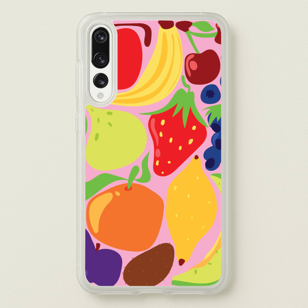 Abstract Fruits - Fruits Phone Case for Huawei P20 Pro