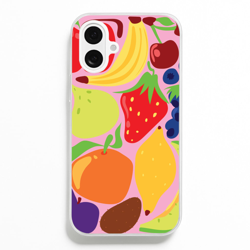 Abstract Fruits - Fruits Phone Case for iPhone 16 Plus