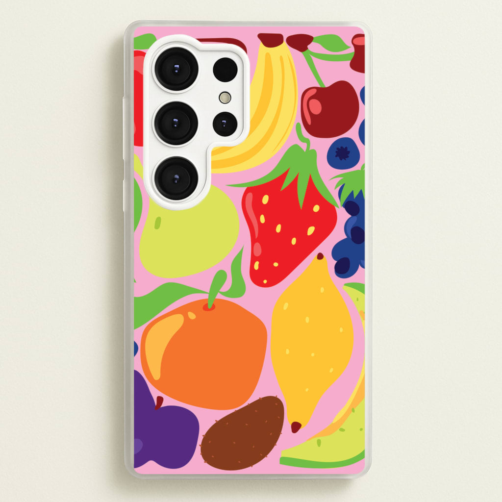 Abstract Fruits - Fruits Phone Case for Galaxy S25 Ultra