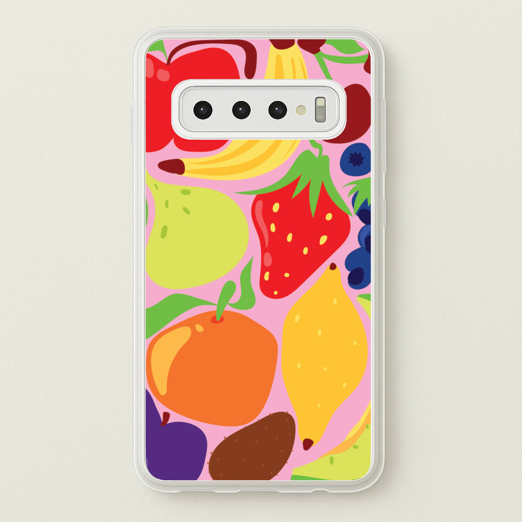 Abstract Fruits - Fruits Phone Case for Galaxy S10