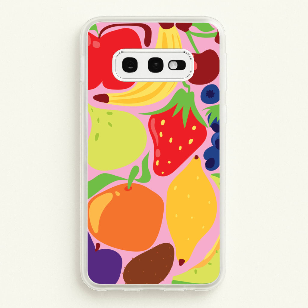 Abstract Fruits - Fruits Phone Case for Galaxy S10e