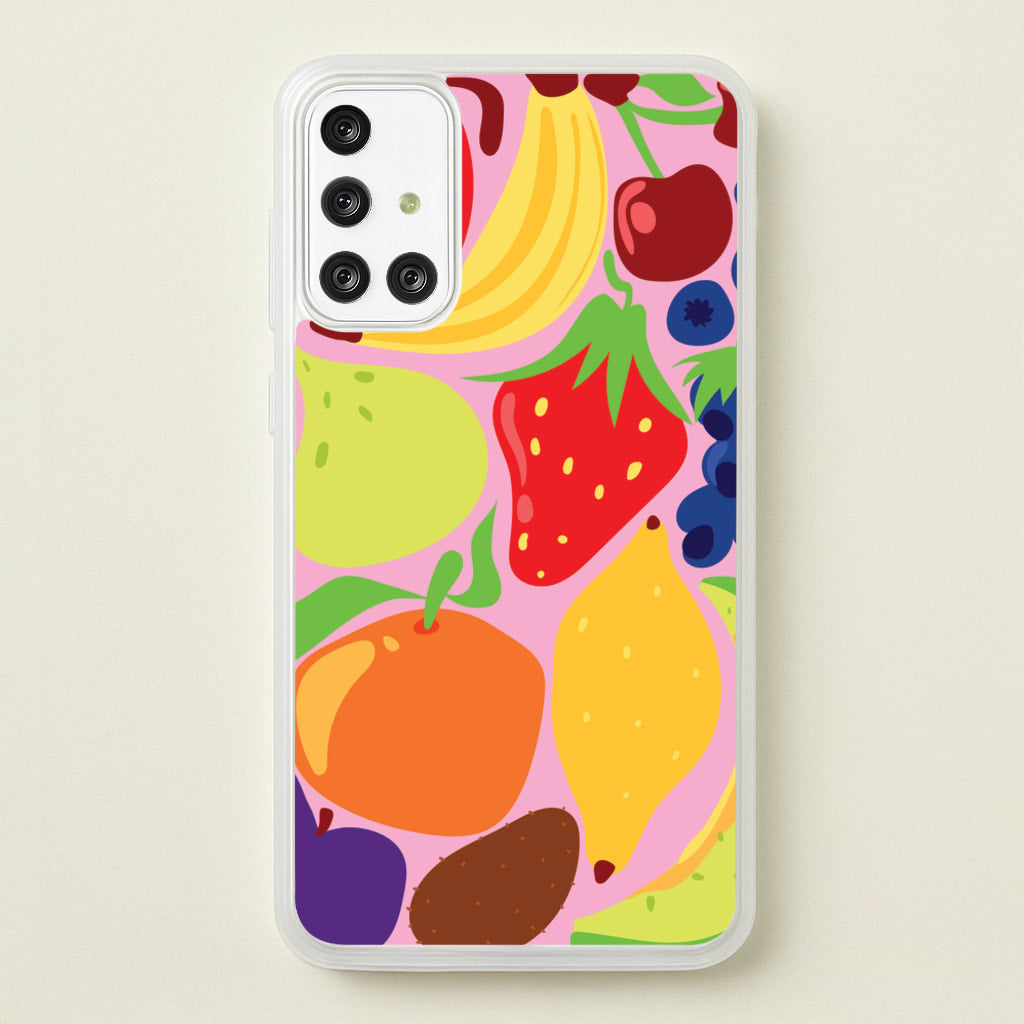 Abstract Fruits - Fruits Phone Case for Galaxy A71