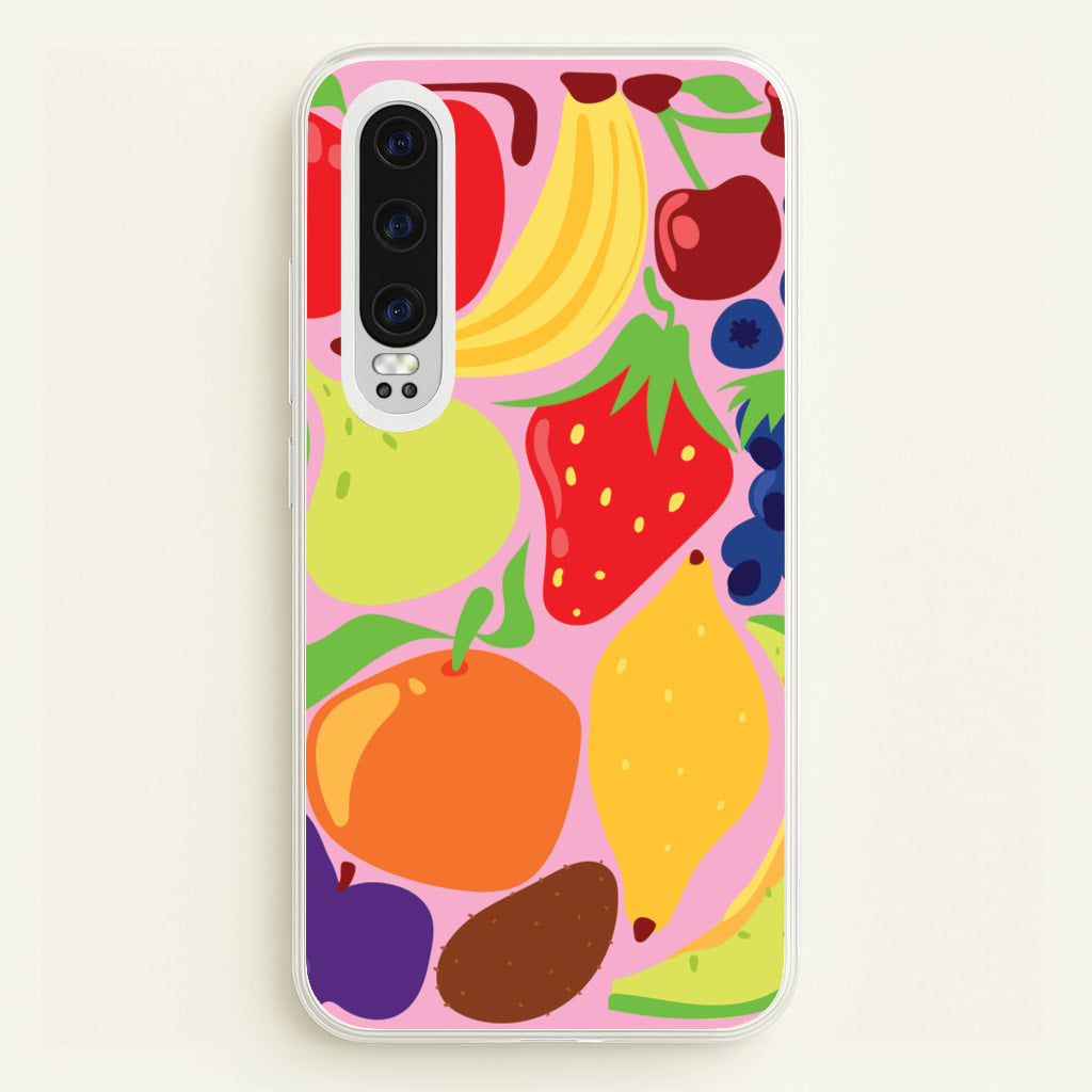 Abstract Fruits - Fruits Phone Case for Huawei P30