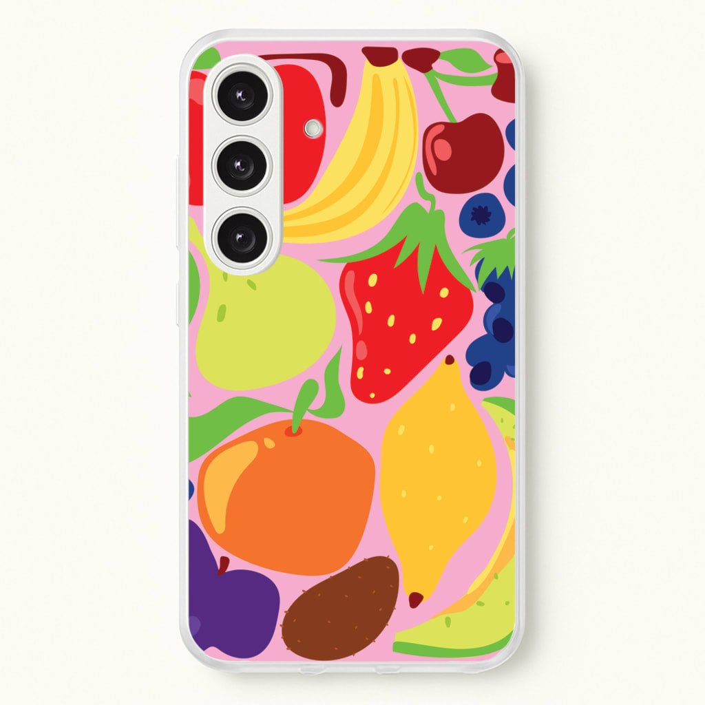 Abstract Fruits - Fruits Phone Case for Galaxy S24FE