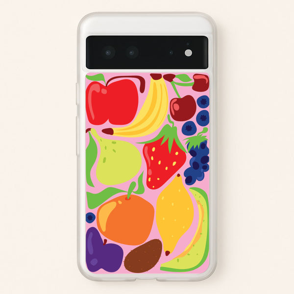Abstract Fruits - Fruits Phone Case for Google Pixel 6