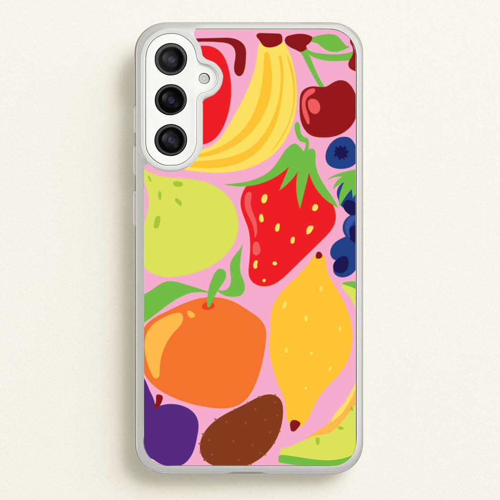 Abstract Fruits - Fruits Phone Case for Galaxy A36