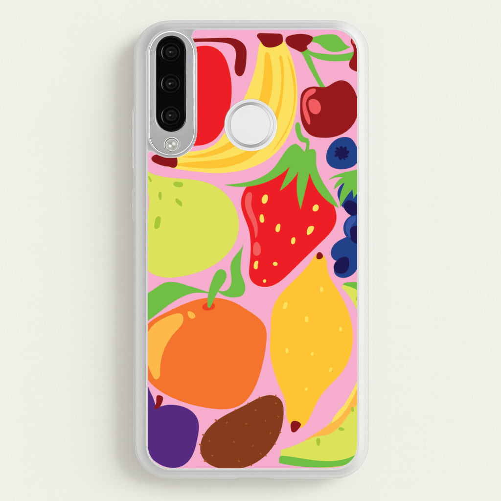 Abstract Fruits - Fruits Phone Case for Huawei P30 Lite