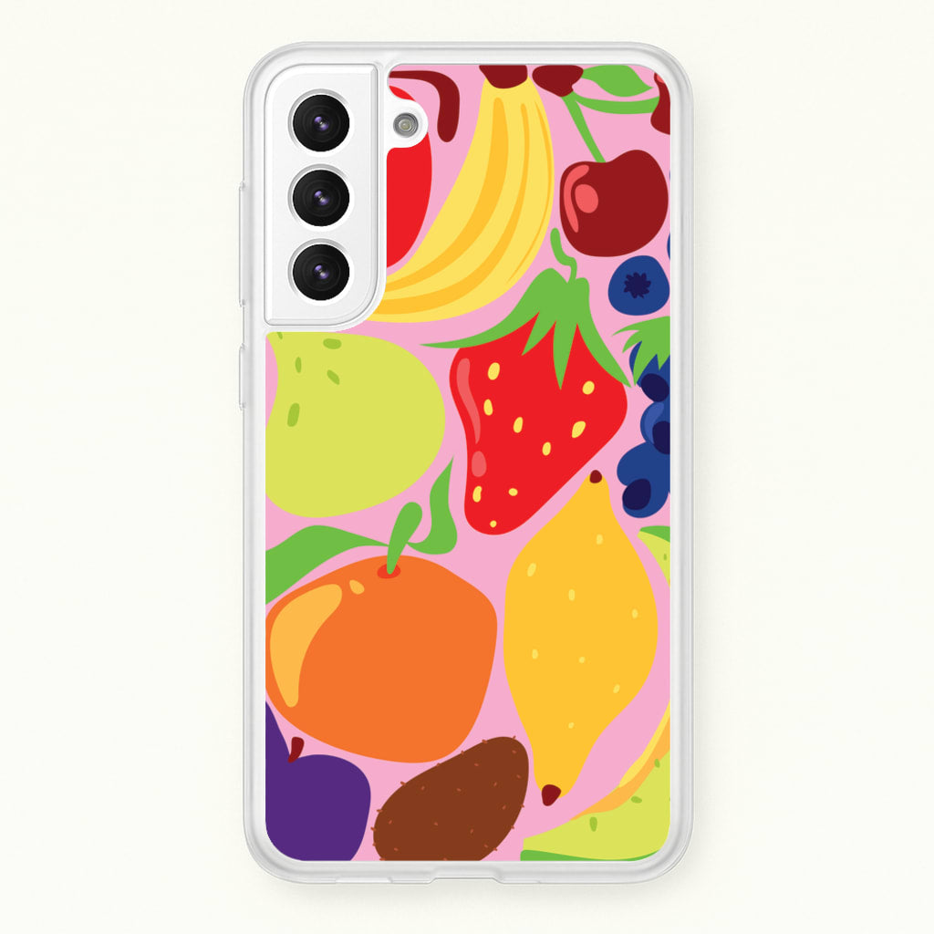 Abstract Fruits - Fruits Phone Case for Galaxy S21FE
