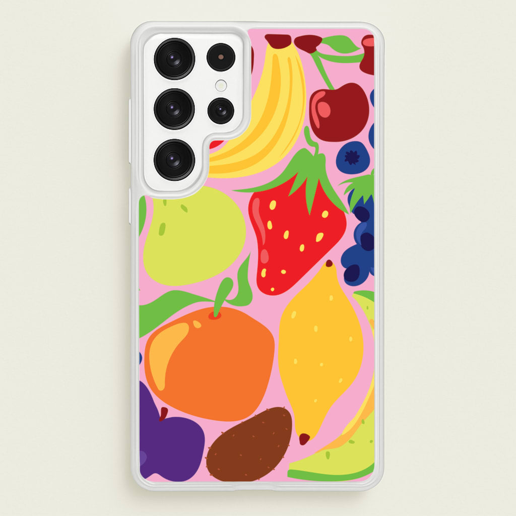 Abstract Fruits - Fruits Phone Case for Galaxy S22 Ultra
