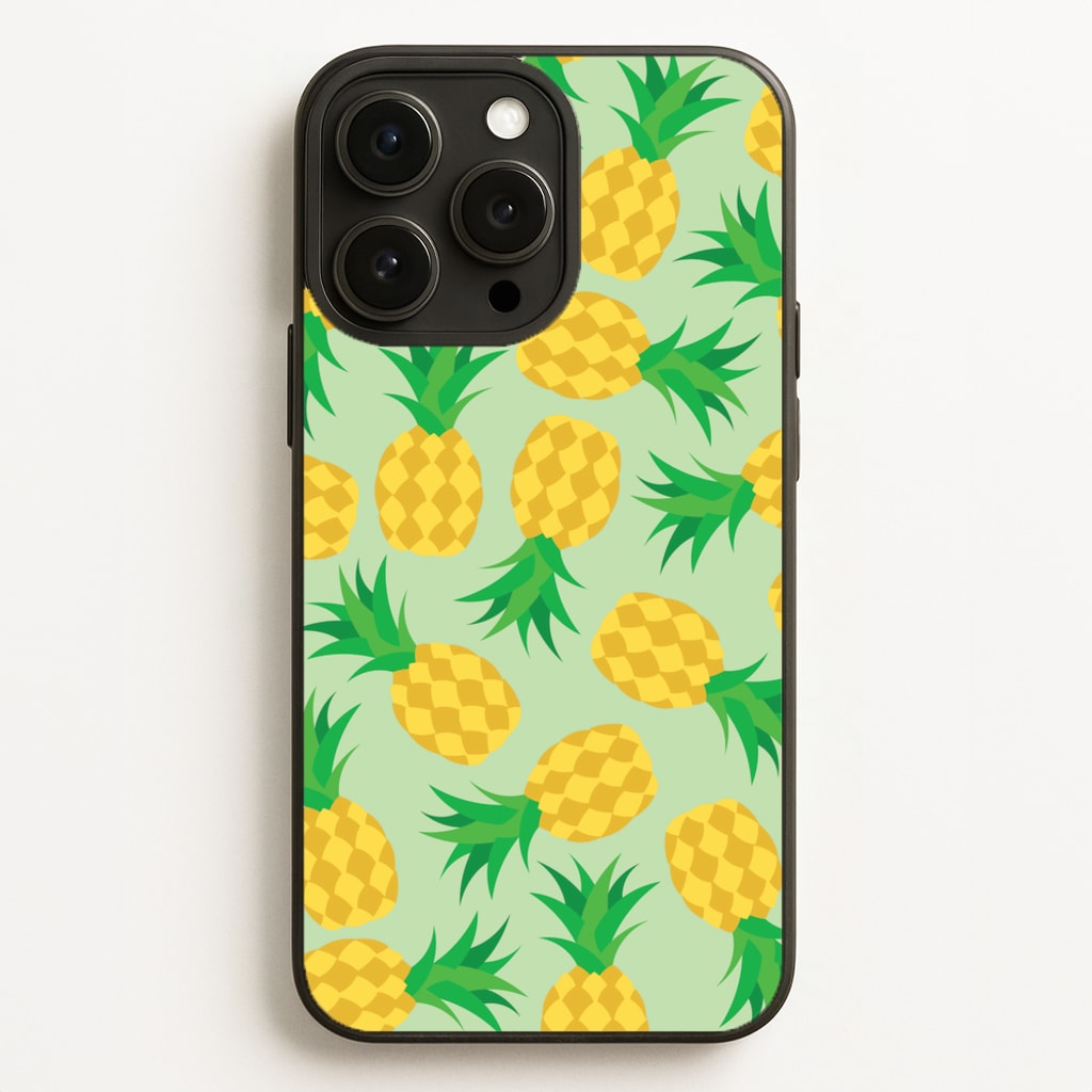 Pineapples Pattern - Fruits Phone Case for iPhone 16 Pro Max