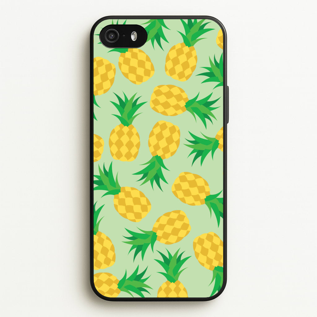 Pineapples Pattern - Fruits Phone Case for iPhone 5 / 5s / SE 2016