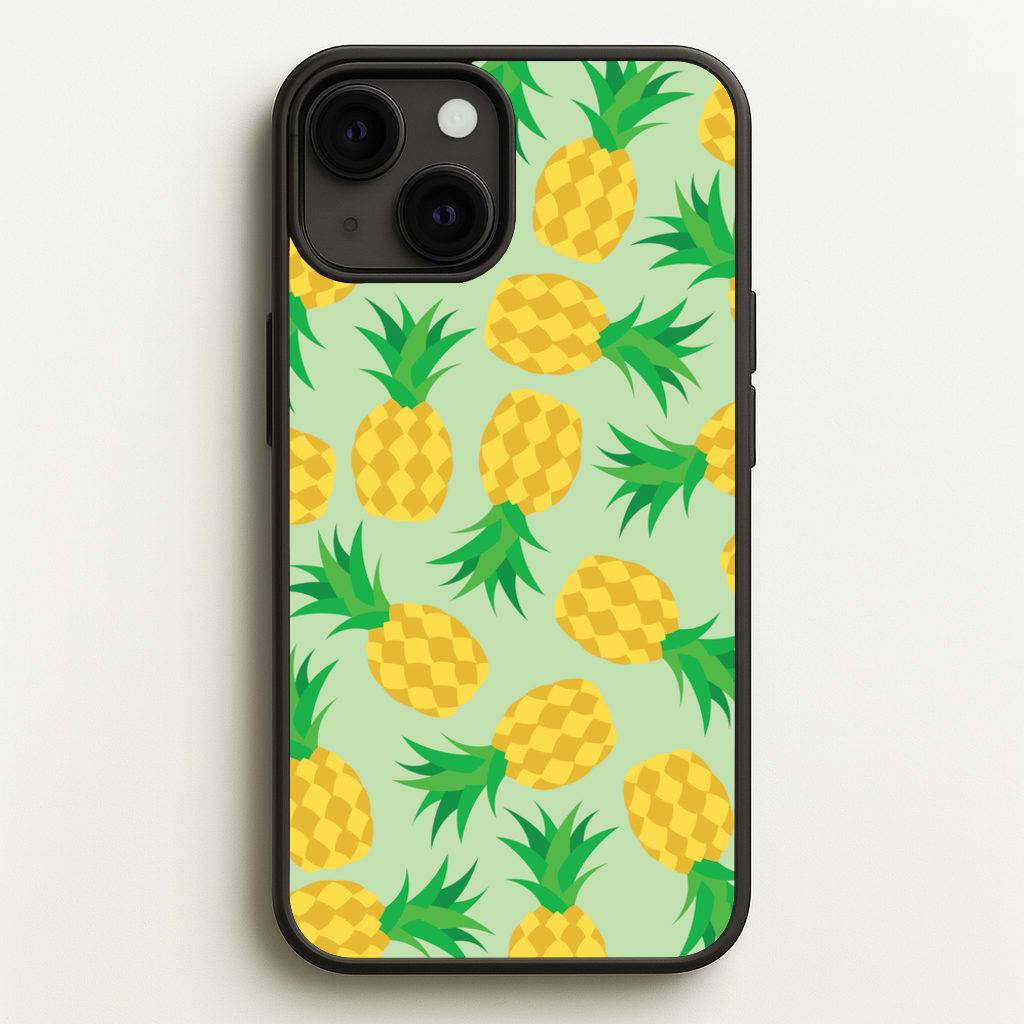 Pineapples Pattern - Fruits Phone Case for iPhone 13 Mini