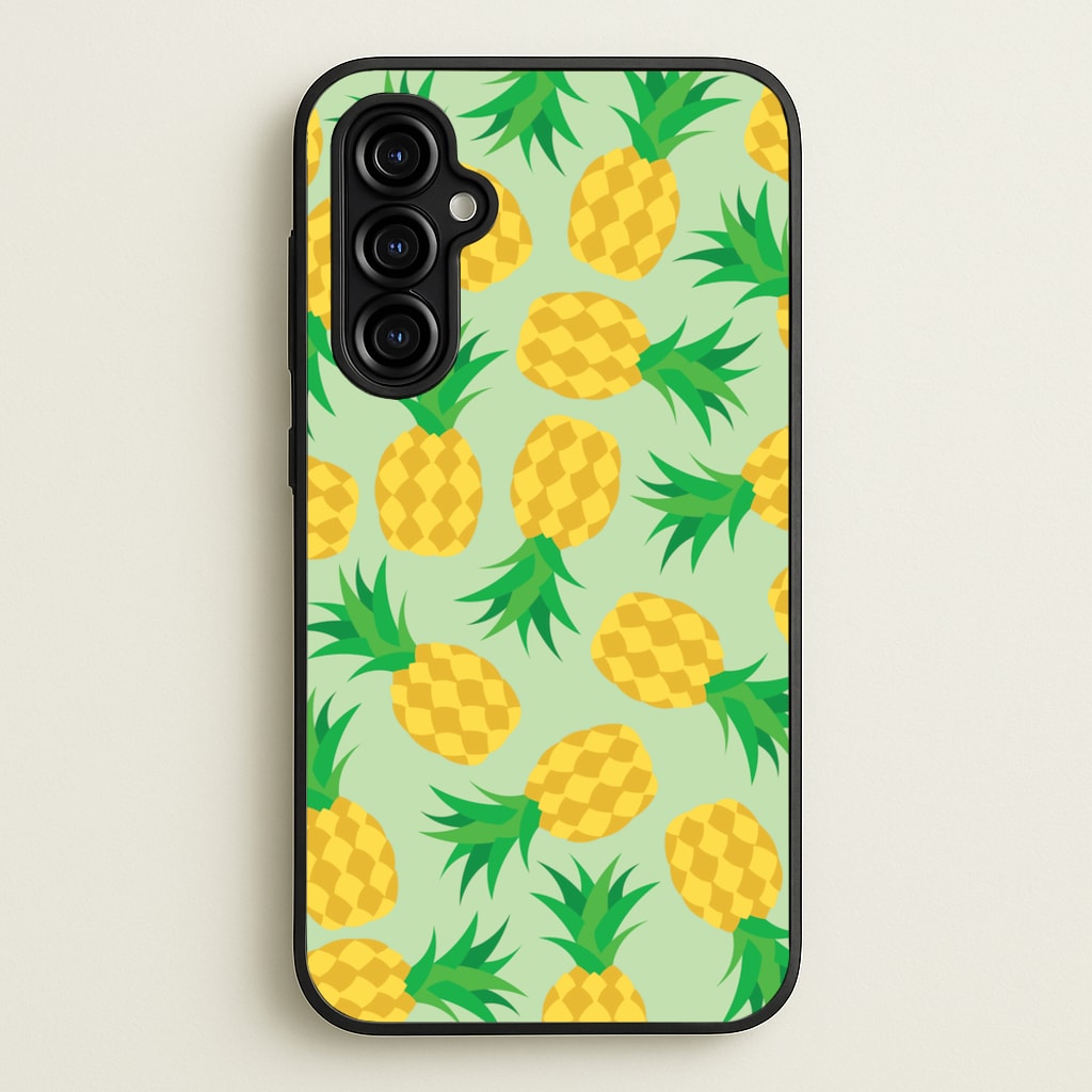 Pineapples Pattern - Fruits Phone Case for Galaxy A54