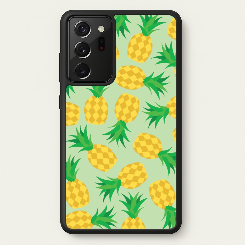 Pineapples Pattern - Fruits Phone Case for Galaxy Note 20 Ultra