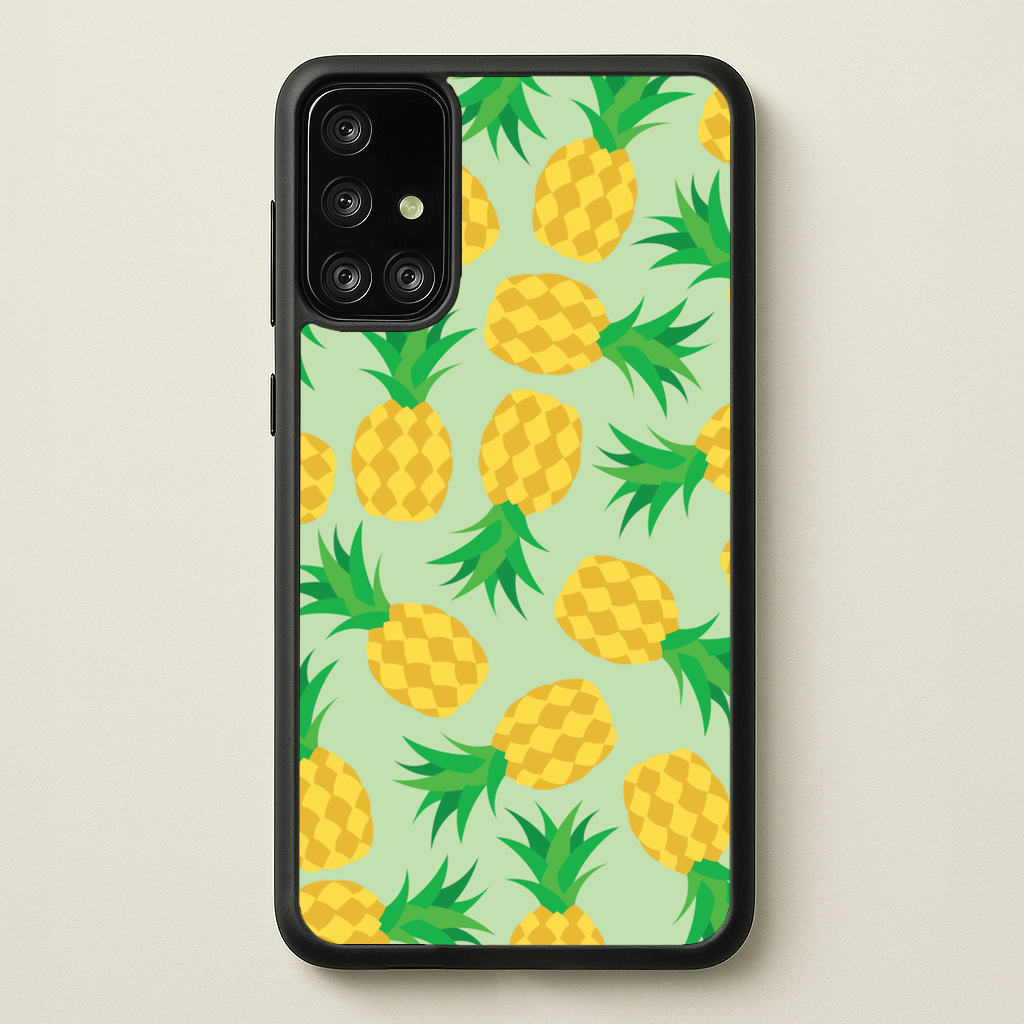 Pineapples Pattern - Fruits Phone Case for Galaxy A71