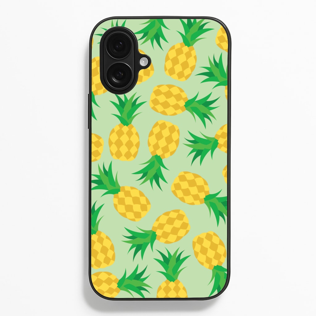 Pineapples Pattern - Fruits Phone Case for iPhone 16 Plus