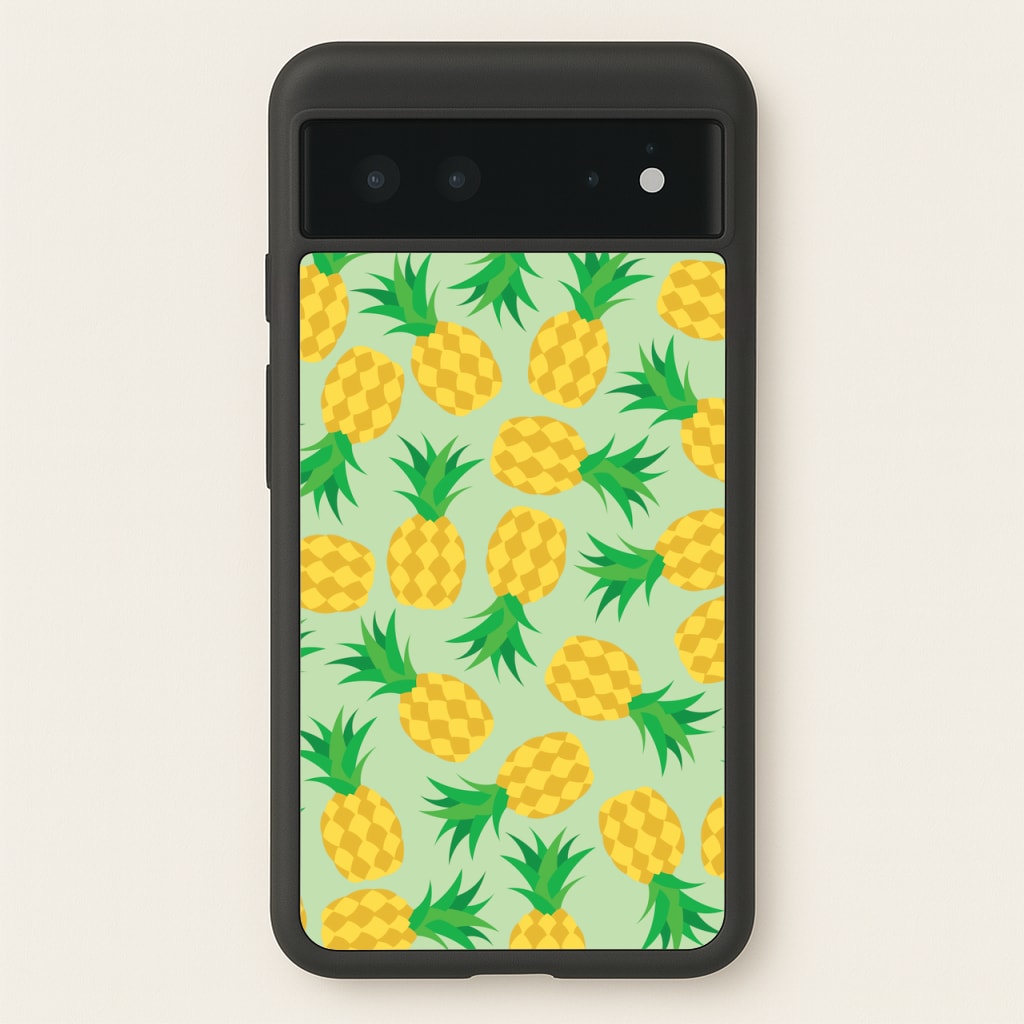 Pineapples Pattern - Fruits Phone Case for Google Pixel 6